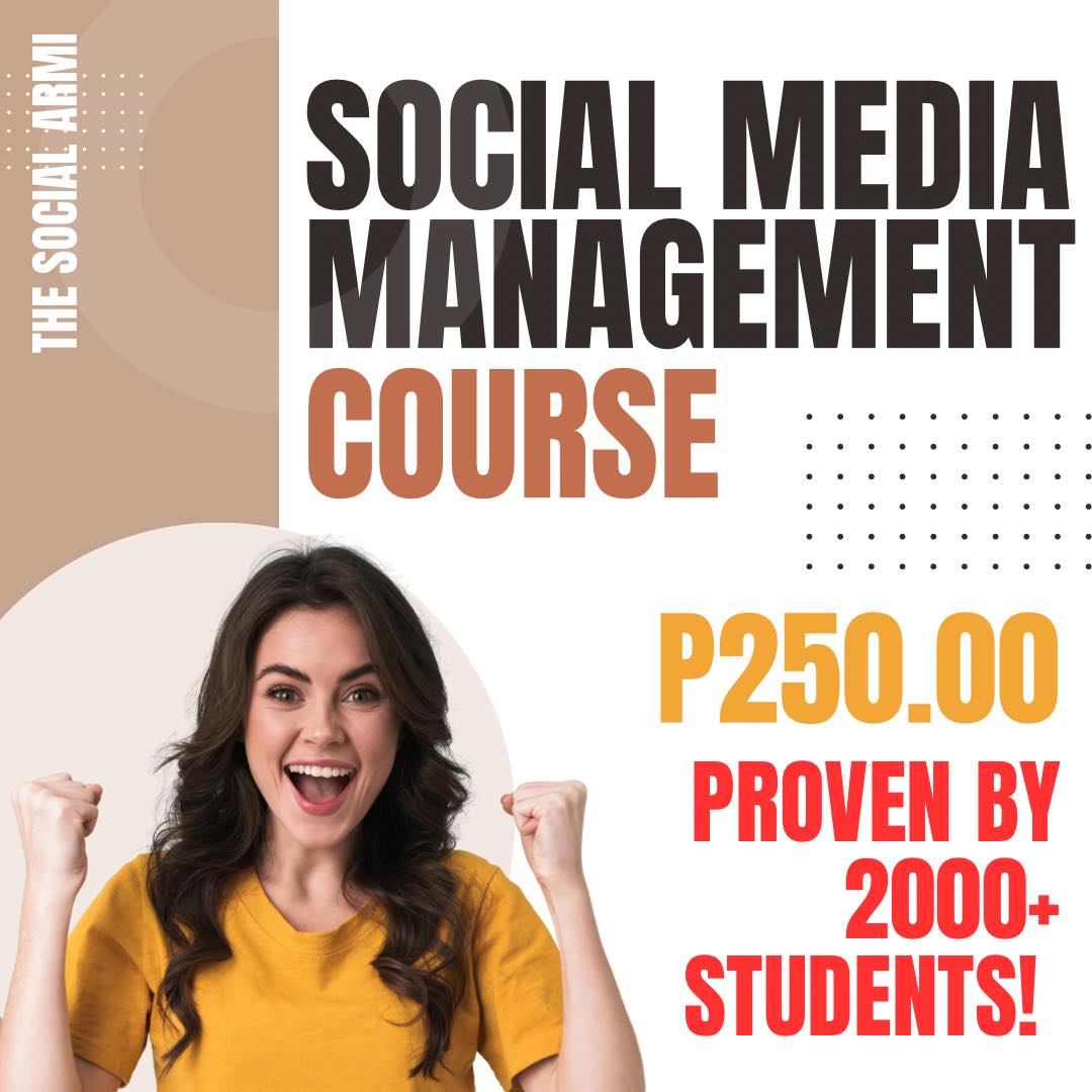 The Social Armi Facebook ad: You don’t need to pay 1500 Pesos to…