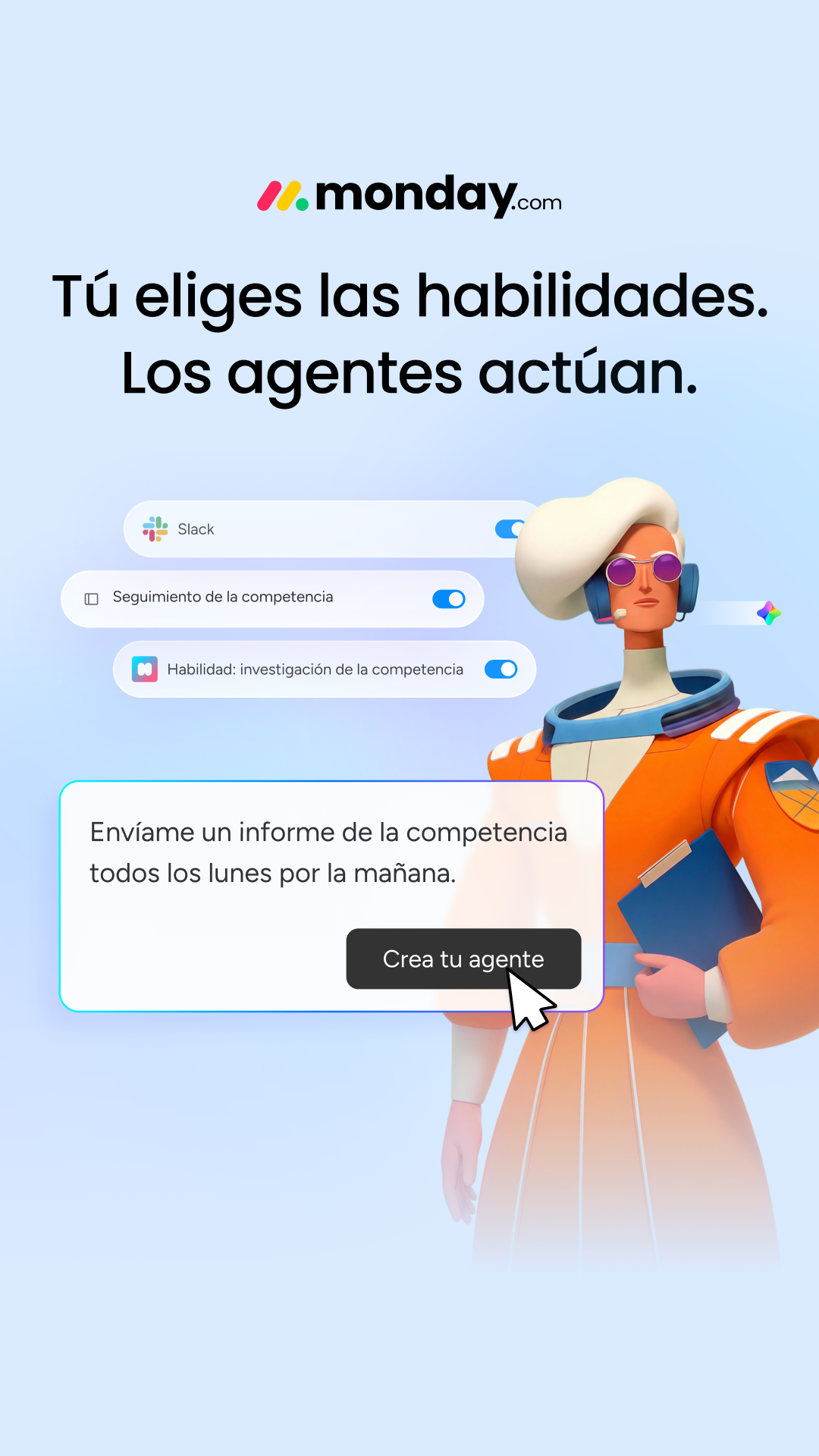 monday.com Facebook ad