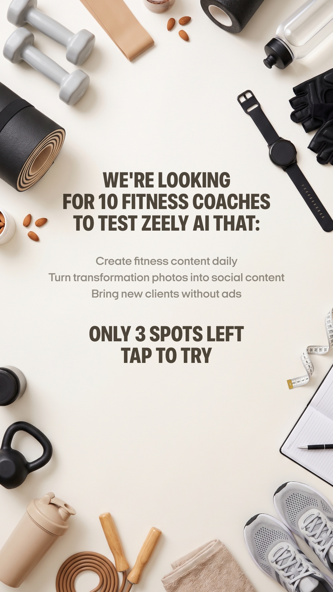 Zeely: AI-Powered Organic Growth Facebook ad: Reach your goal in 3 months with AI!