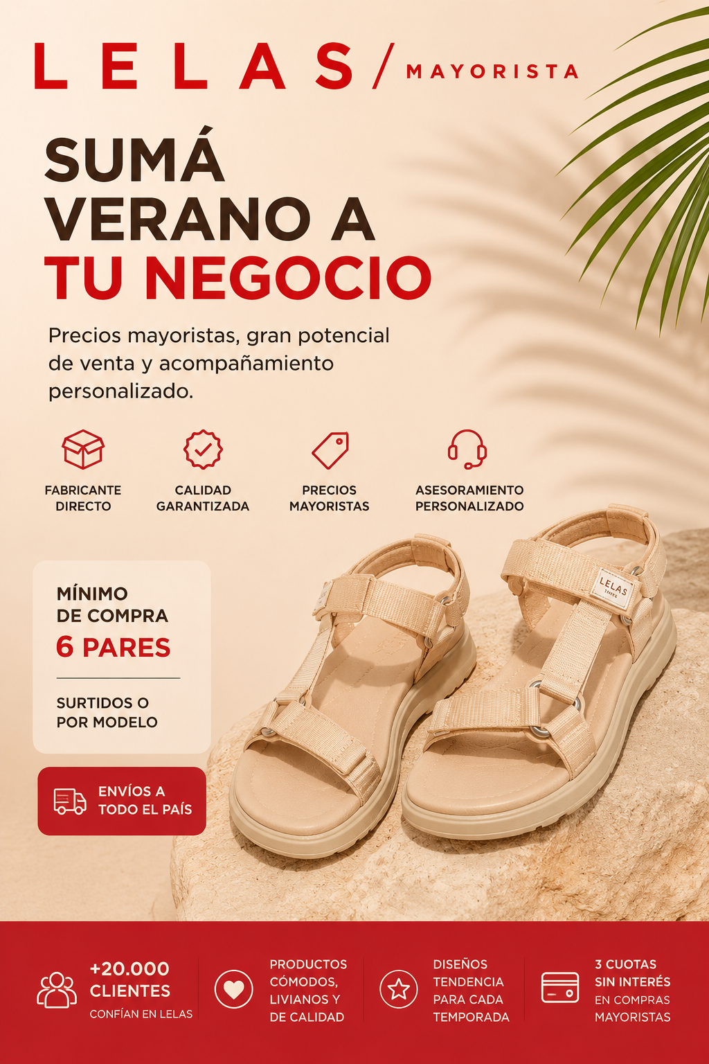 Lelas Shoes Facebook ad: ¿QUERÉS EMPRENDER? EMPEZÁ POR ACÁ
