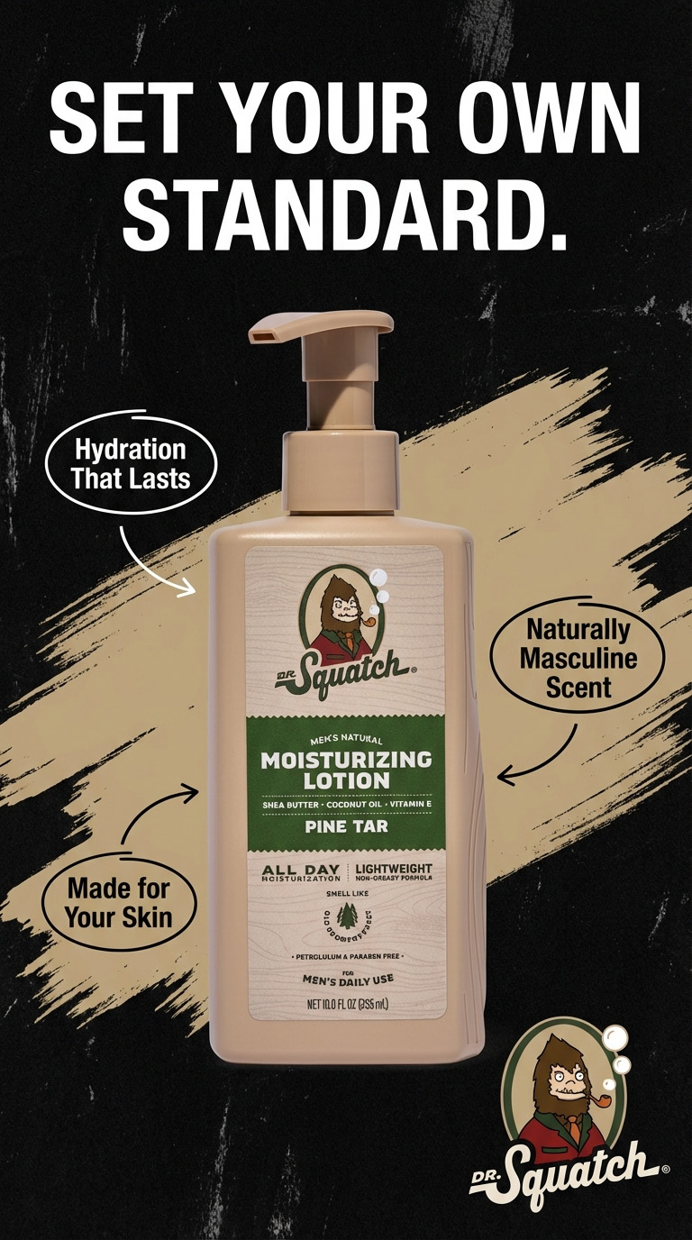 Dr. Squatch Facebook ad