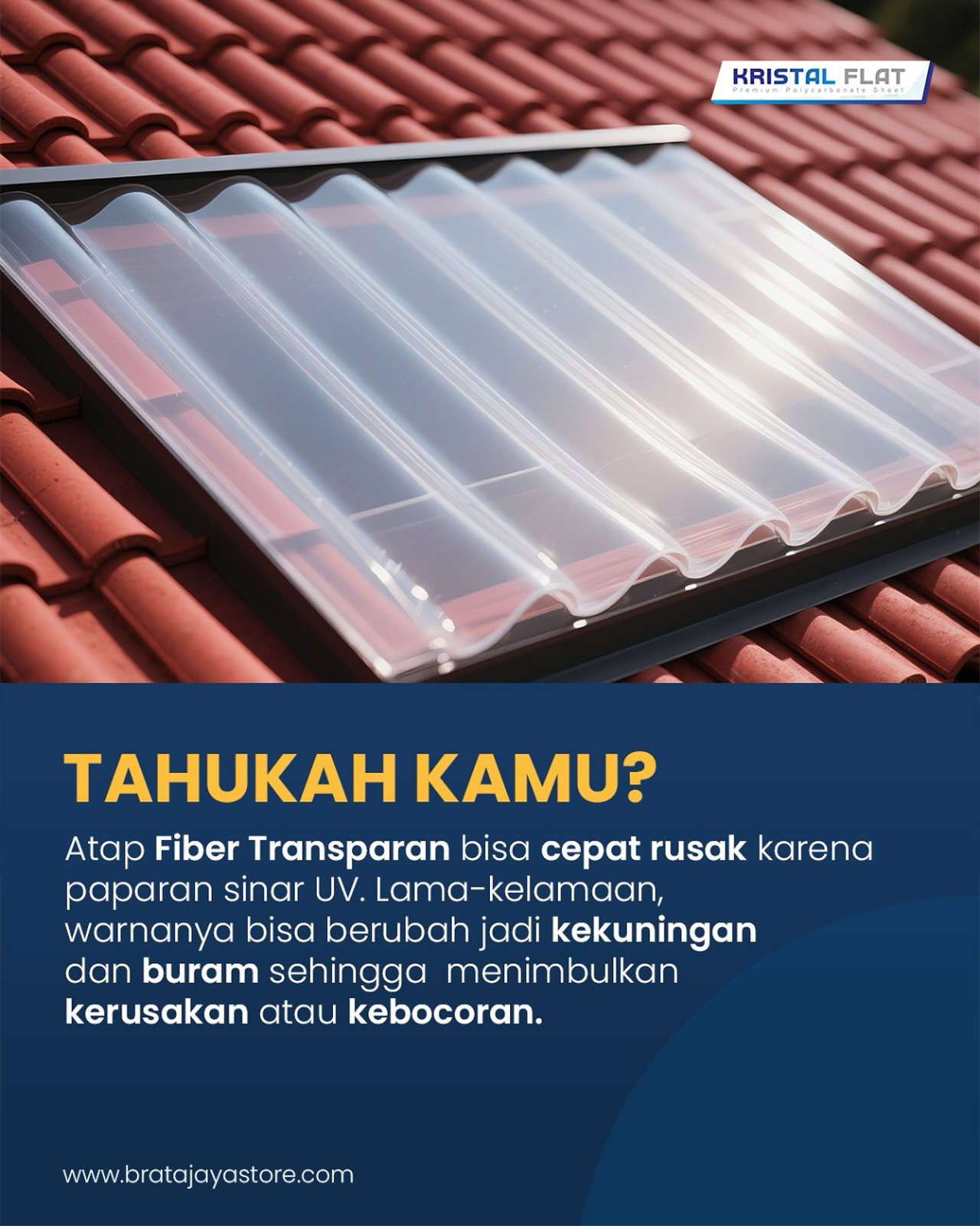 Kristal Flat Facebook ad: TAHUKAH KAMU?