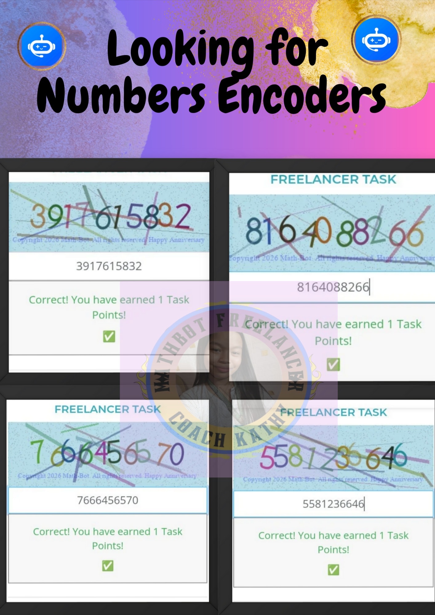 Mathbot Freelancer active Upline Facebook ad: Looking For Typing numbers Kung My Chrome Ka…