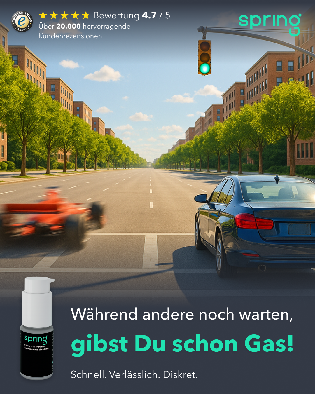 GoSpring Männergesundheit Deutschland  Facebook ad