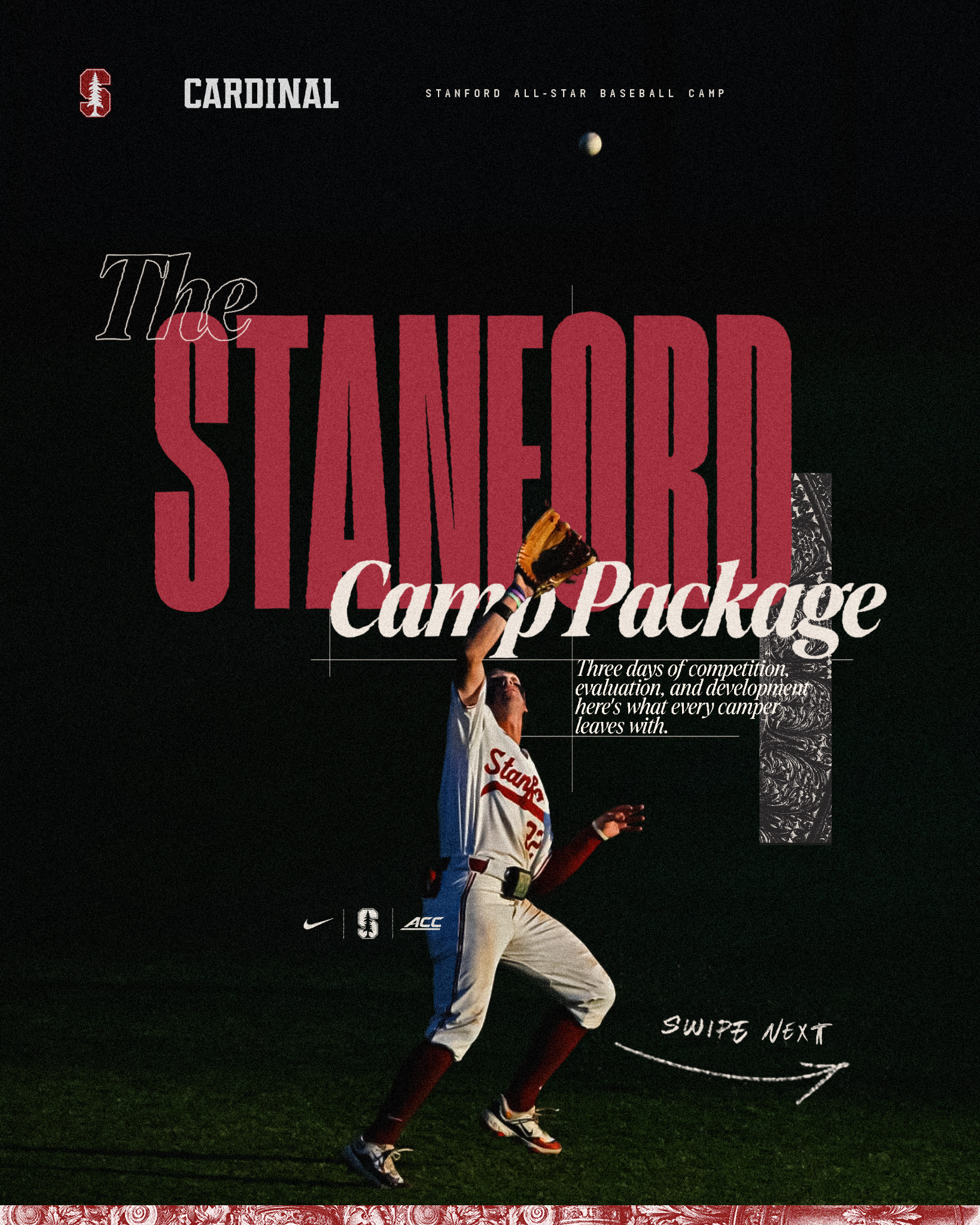 Stanford All Star Baseball Camps Facebook ad: Most camps give you a quick look.