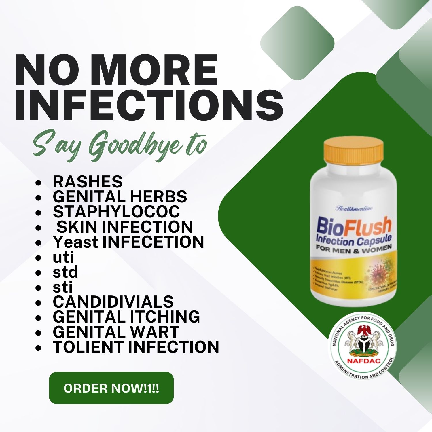 Adeladeglo Facebook ad: NAFDAC APPROVED. PAYMENT ON DELIVERY