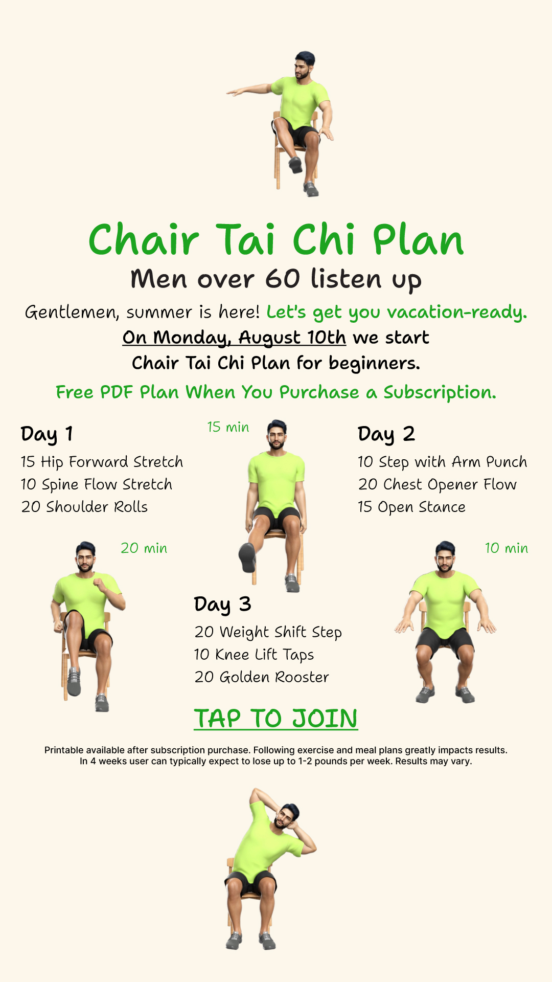 Michaelll Fitness Facebook ad