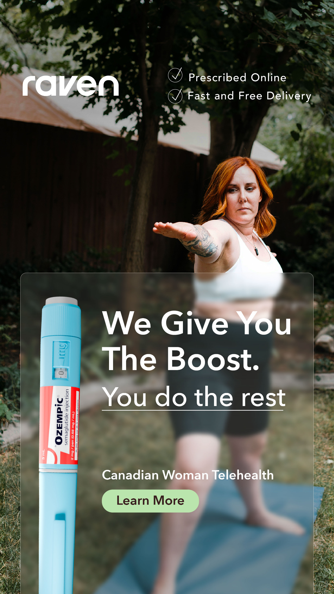 Get Raven Facebook ad