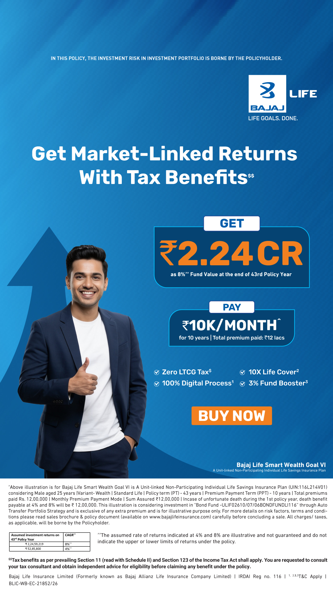 Bajaj Life Facebook ad