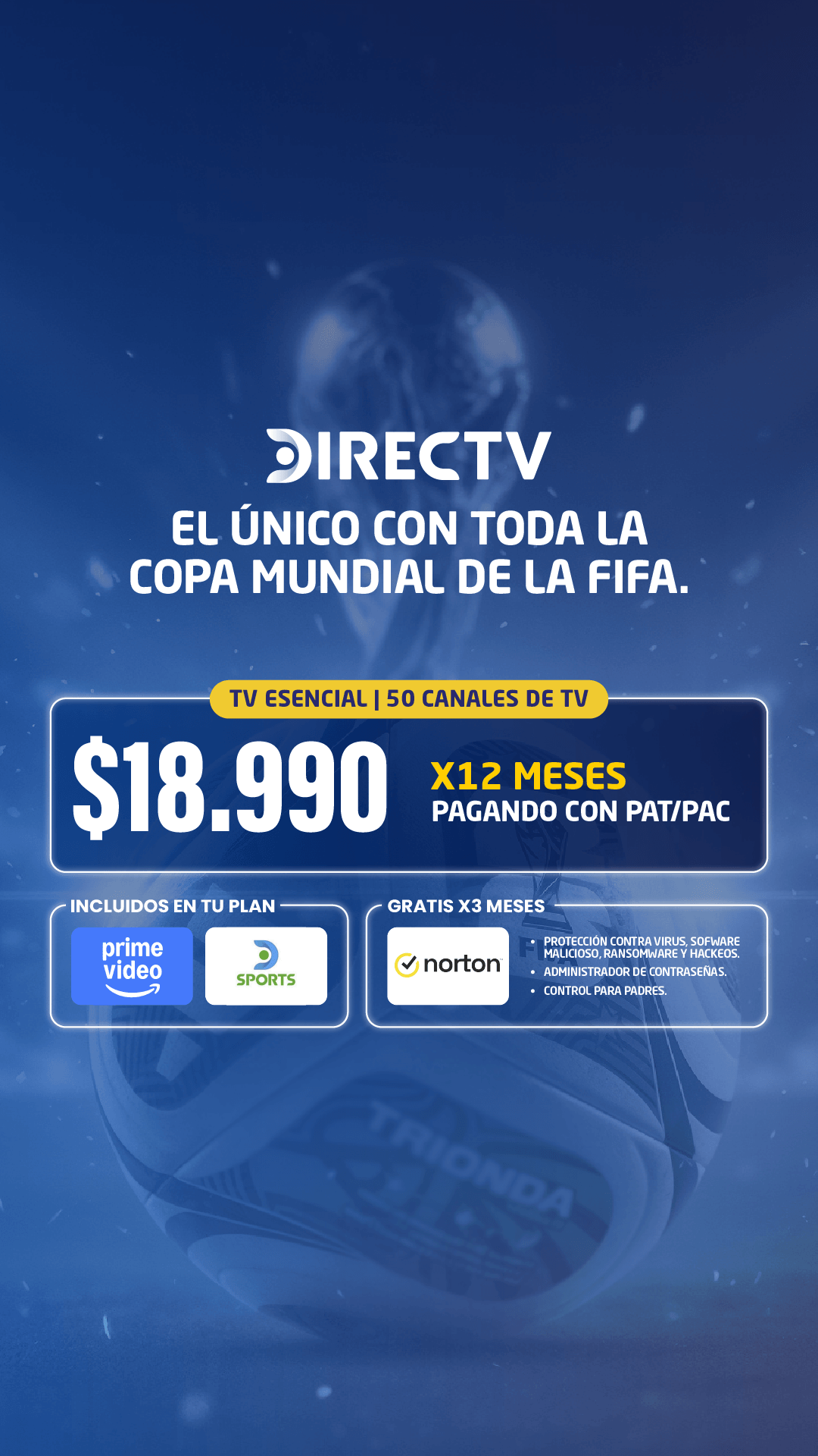 Promociones DTV Chile - Agente Autorizado Facebook ad