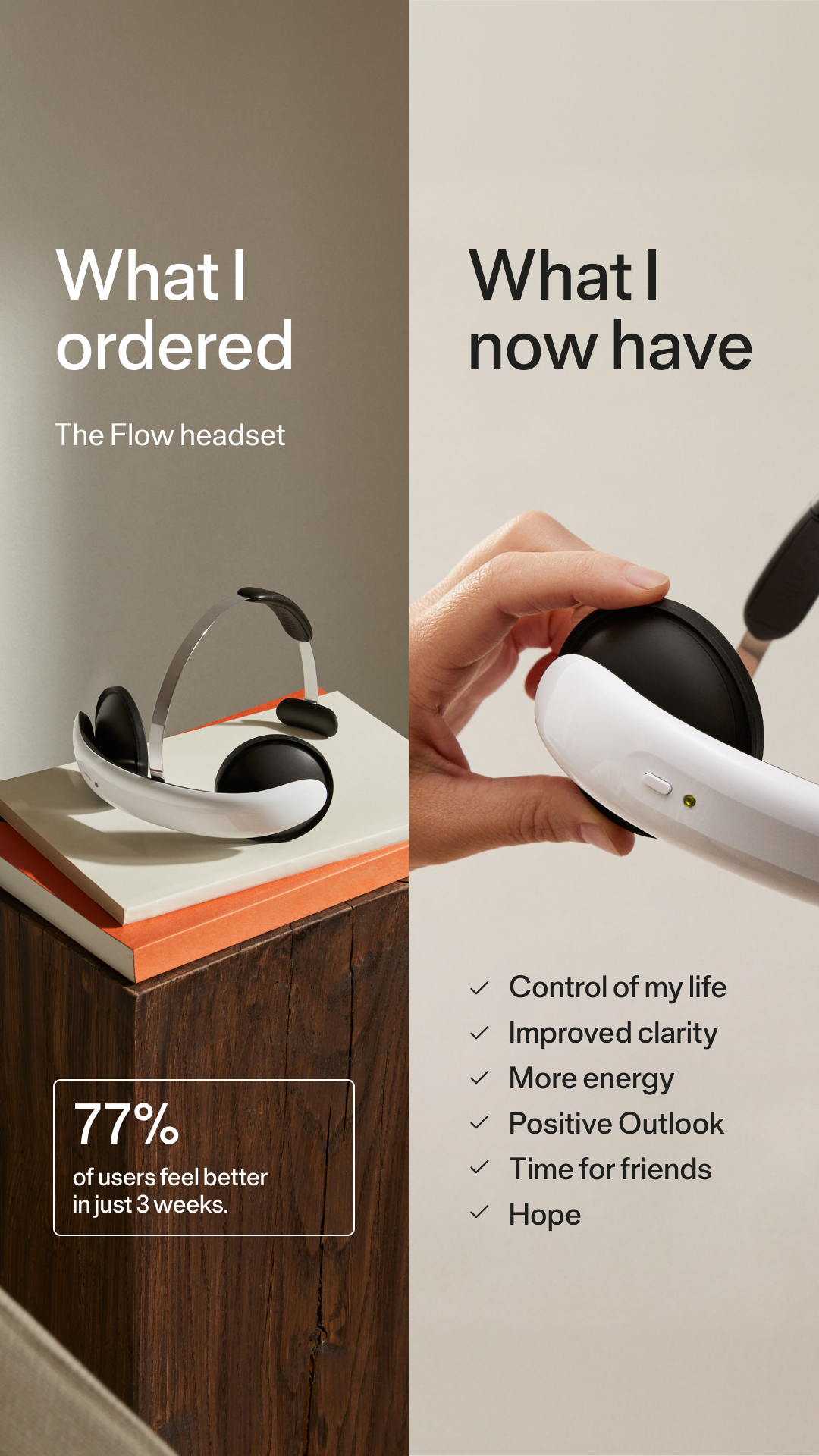 Flow Neuroscience Facebook ad