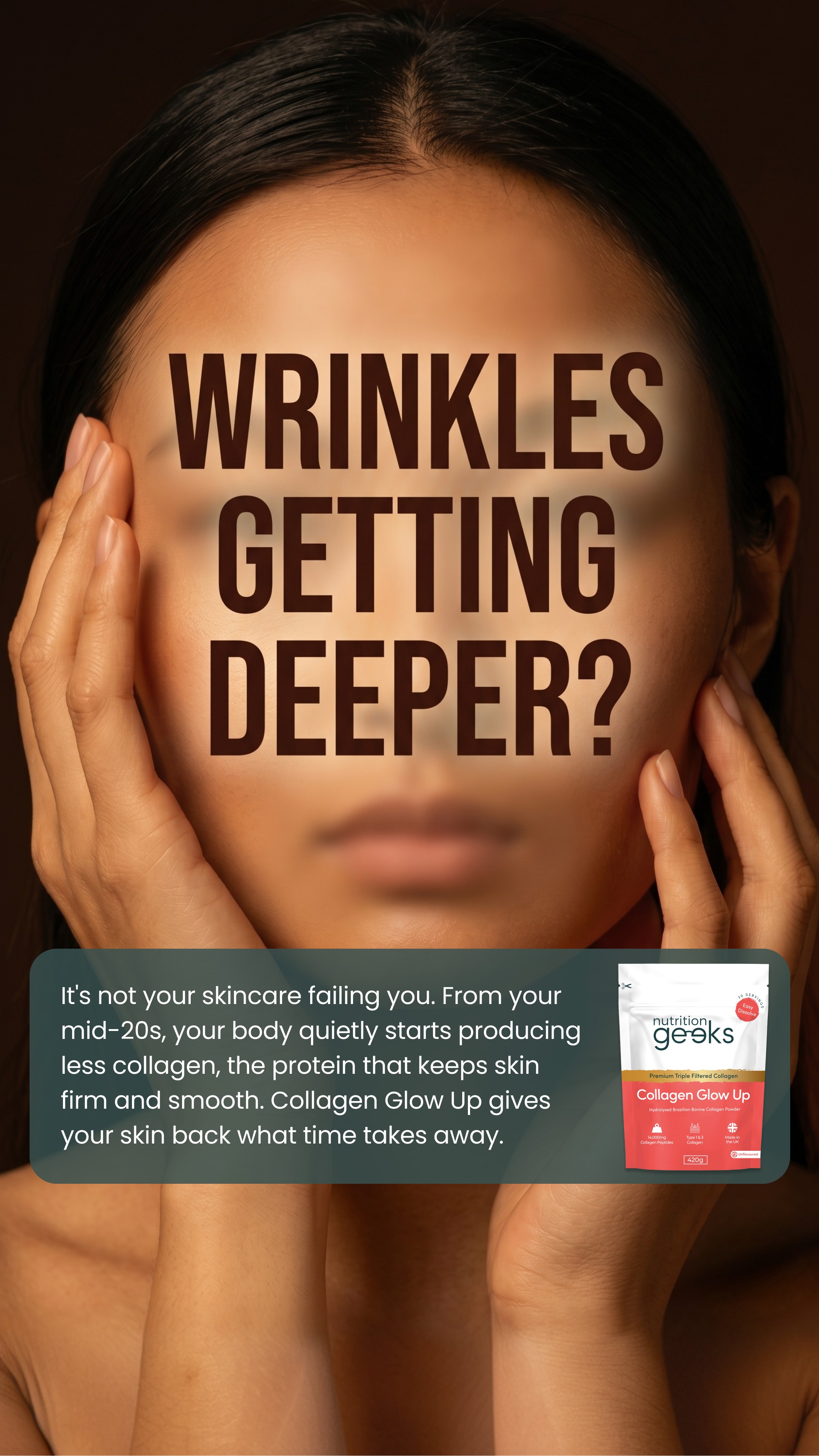 Radiant Over 40 Facebook ad