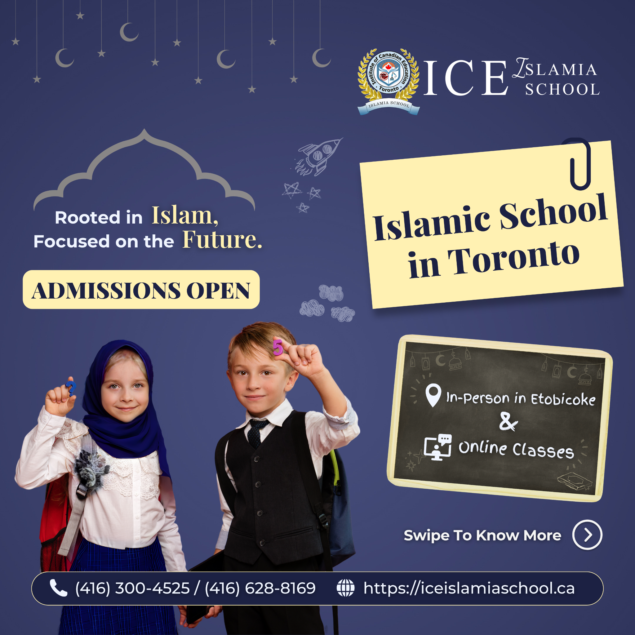 ICE Islamia Facebook ad from Apr 27, 2026