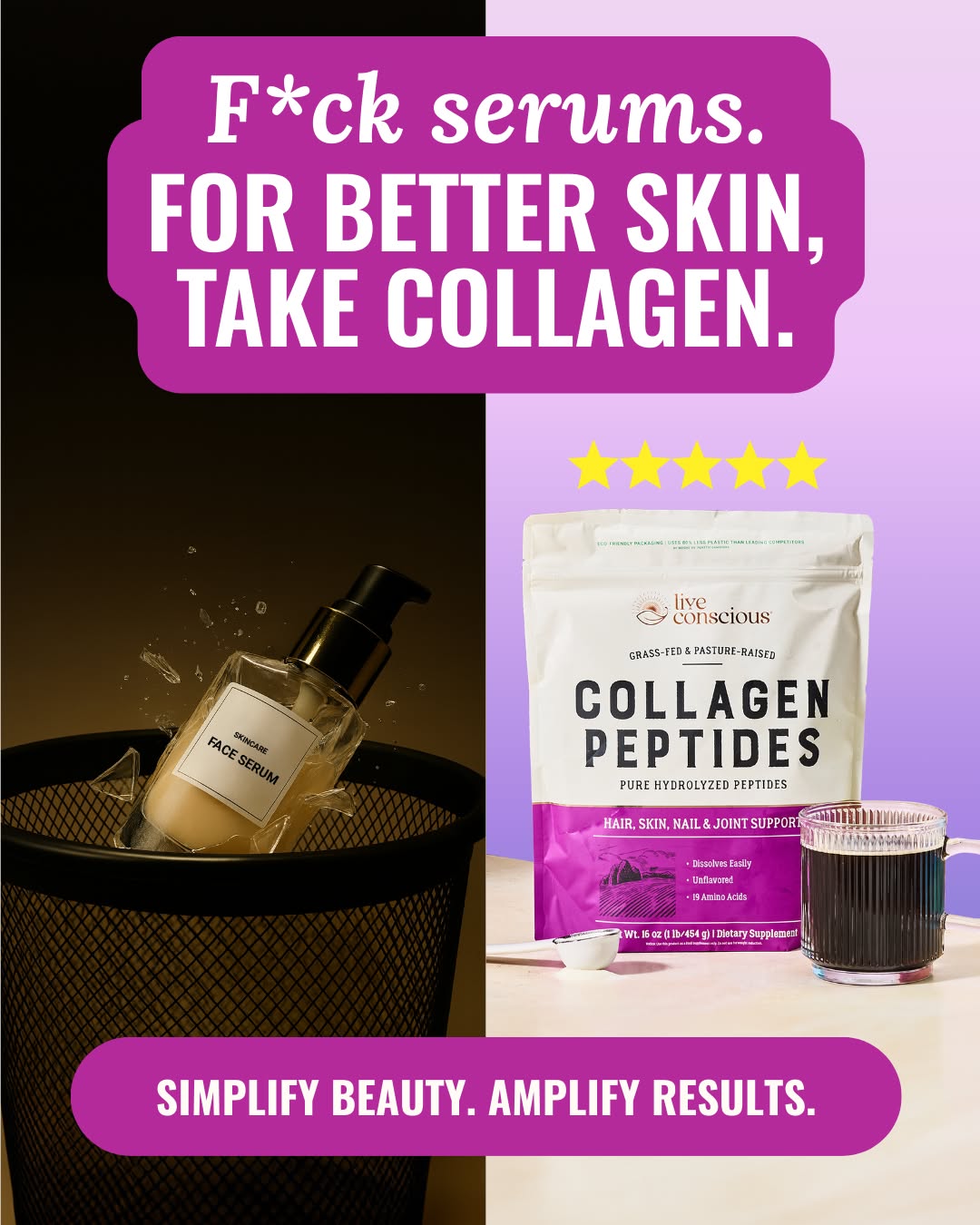 Live Conscious Facebook ad