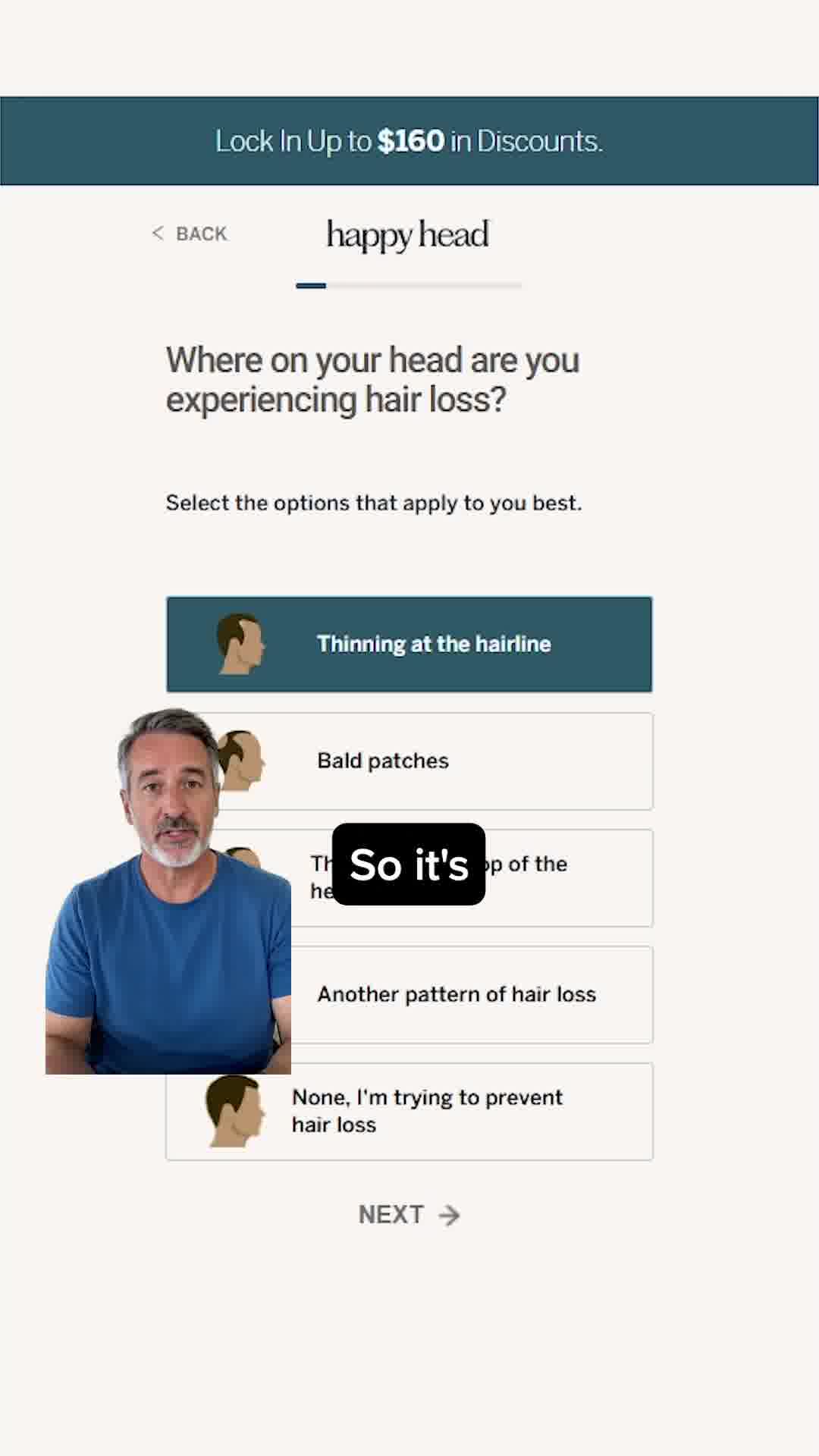 Happy Head Facebook ad: Dermatologist Trusted Hair Care