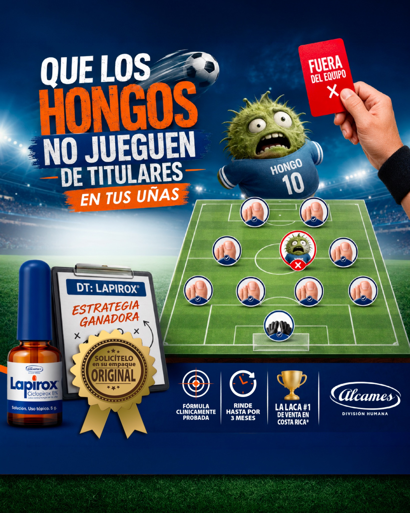 Alcames División Humana Facebook ad: Estrategia ganadora para tus uñas