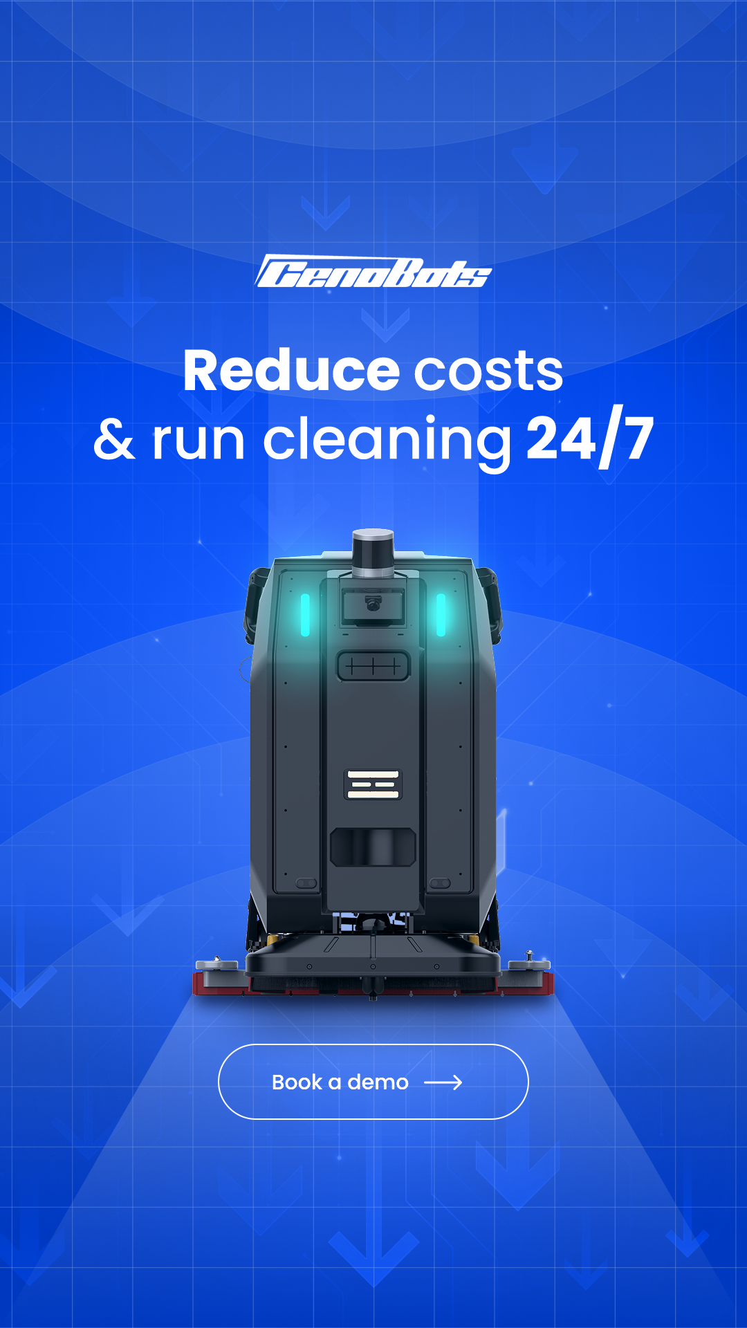 CenoBots US - Cleaning Robotics Facebook ad from Aug 16, 2026