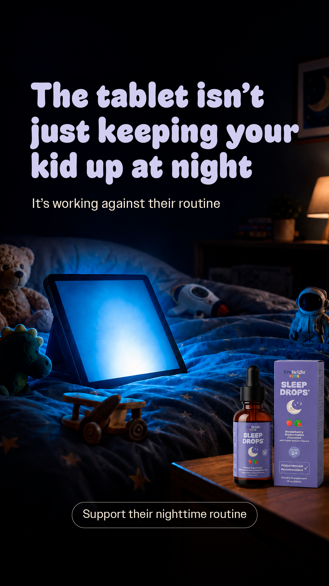 TruHeight Vitamins Facebook ad