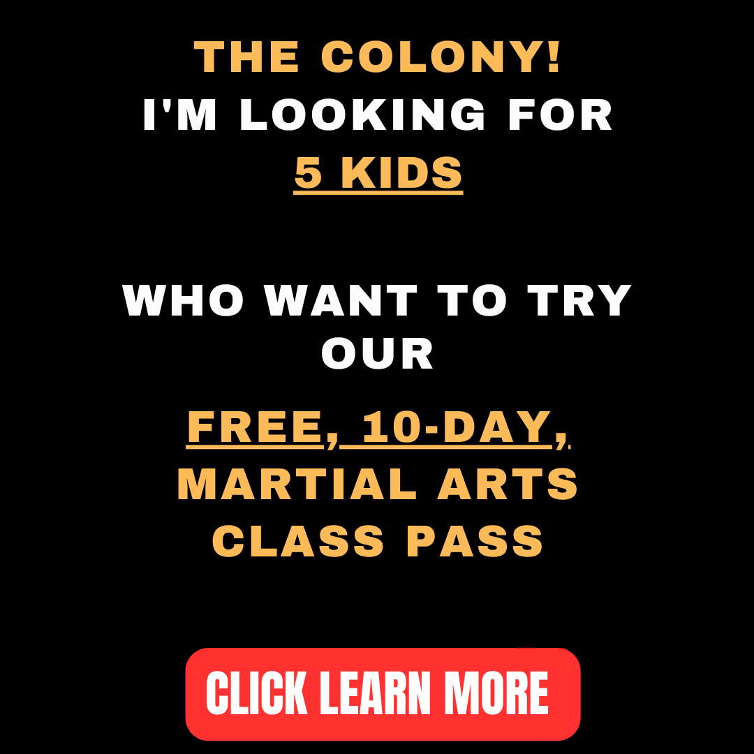 Conquer Martial Arts Facebook ad: Want a FREE 10-Day, Kids Martial Arts Class Pass?