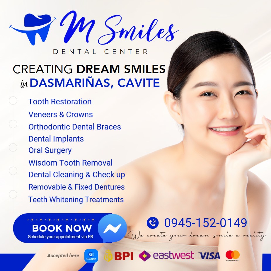 M Smiles Dental Center - Dasmariñas Branch Facebook ad: at M Smiles Dental Center, we are passionate…