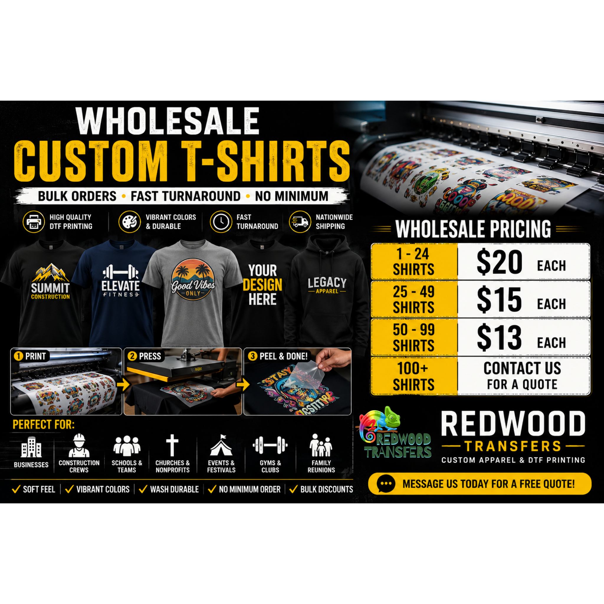 Redwood Transfers Facebook ad
