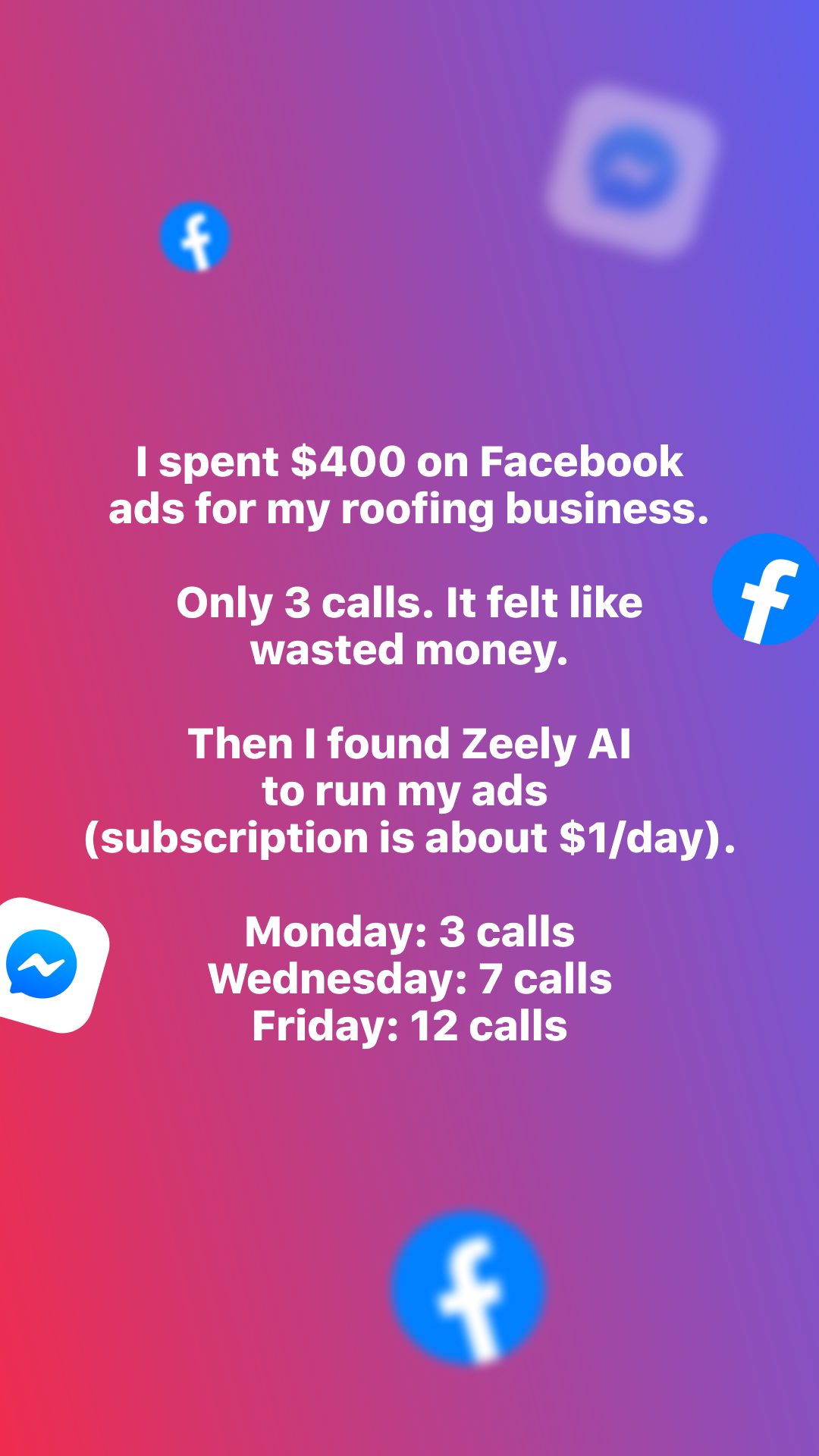 Zeely Facebook ad