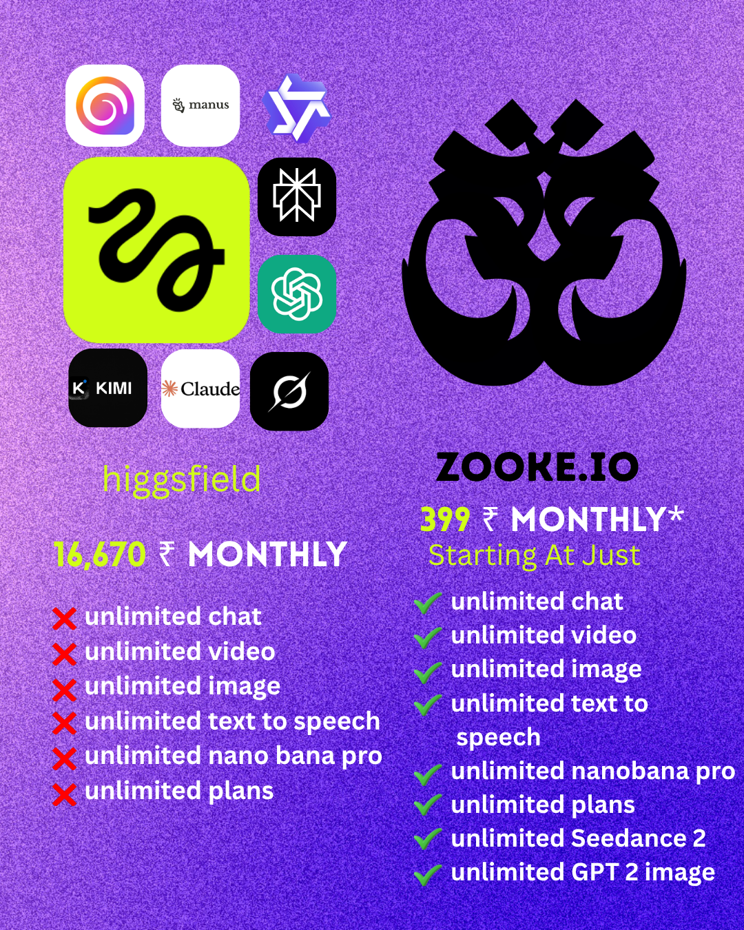 Zooke Facebook ad