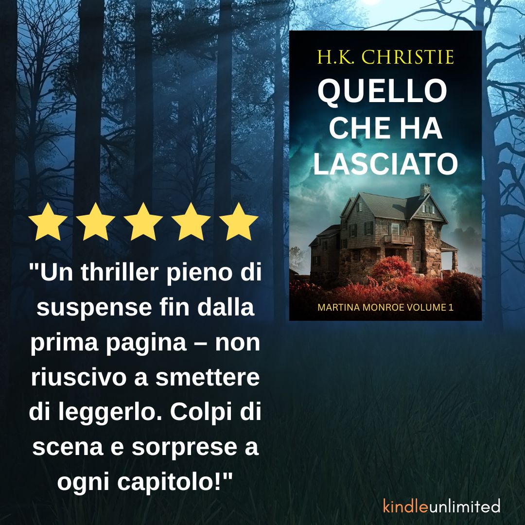 Author H.K. Christie Facebook ad