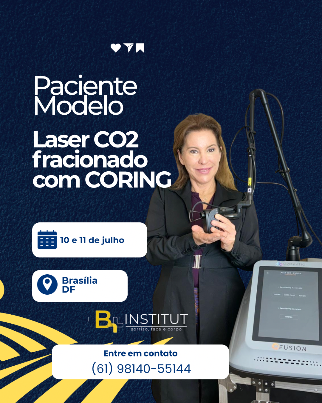 B+Institut Facebook ad: Converse conosco
