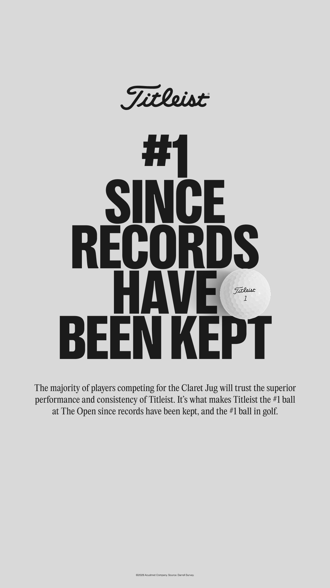 Titleist Facebook ad