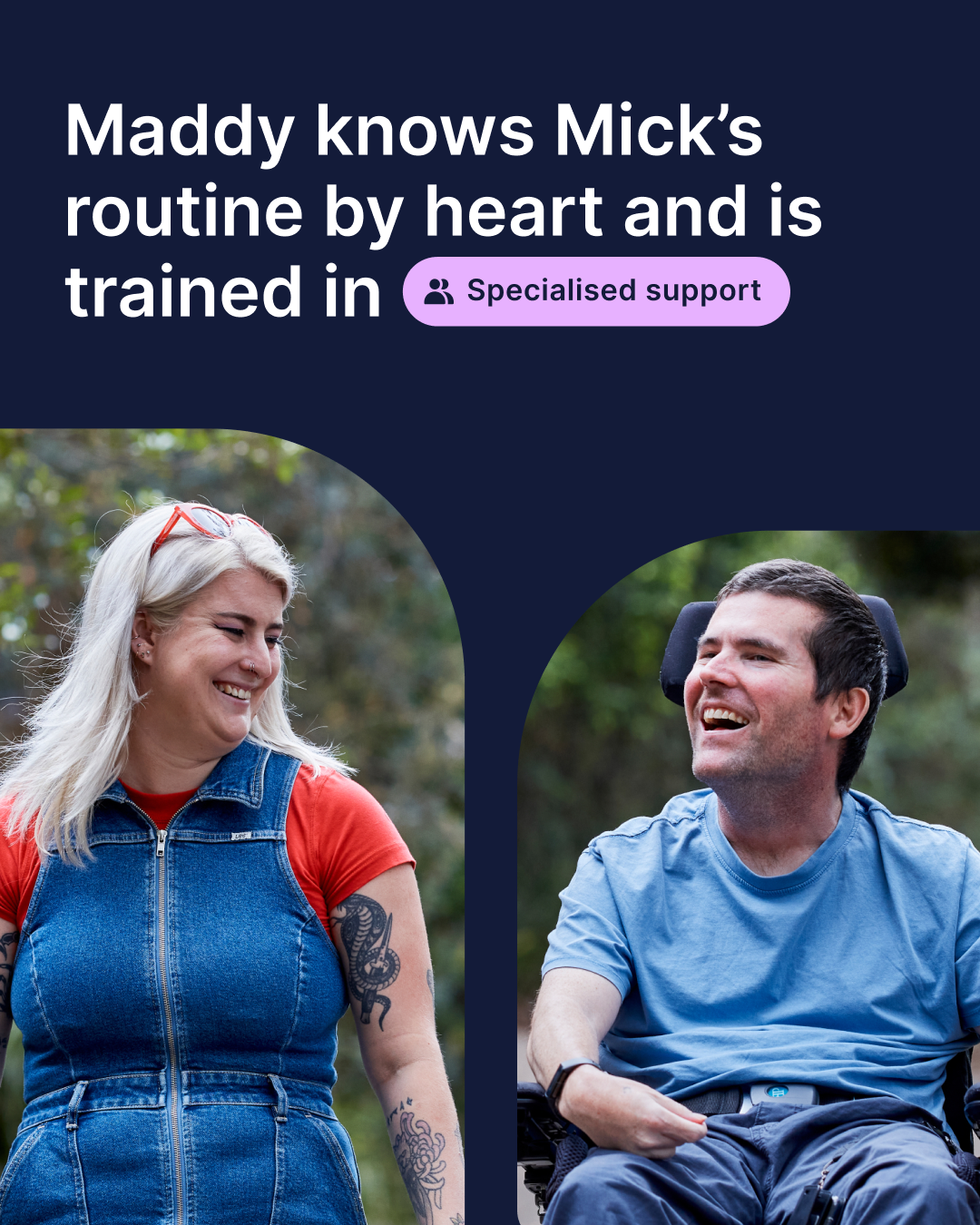 Hireup Facebook ad