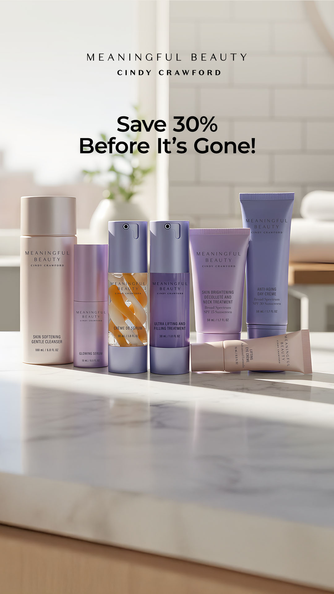 Meaningful Beauty Facebook ad