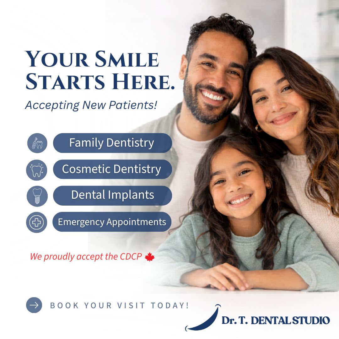 Doctor T Dental Studio Facebook ad: Now Accepting New Patients in North York
