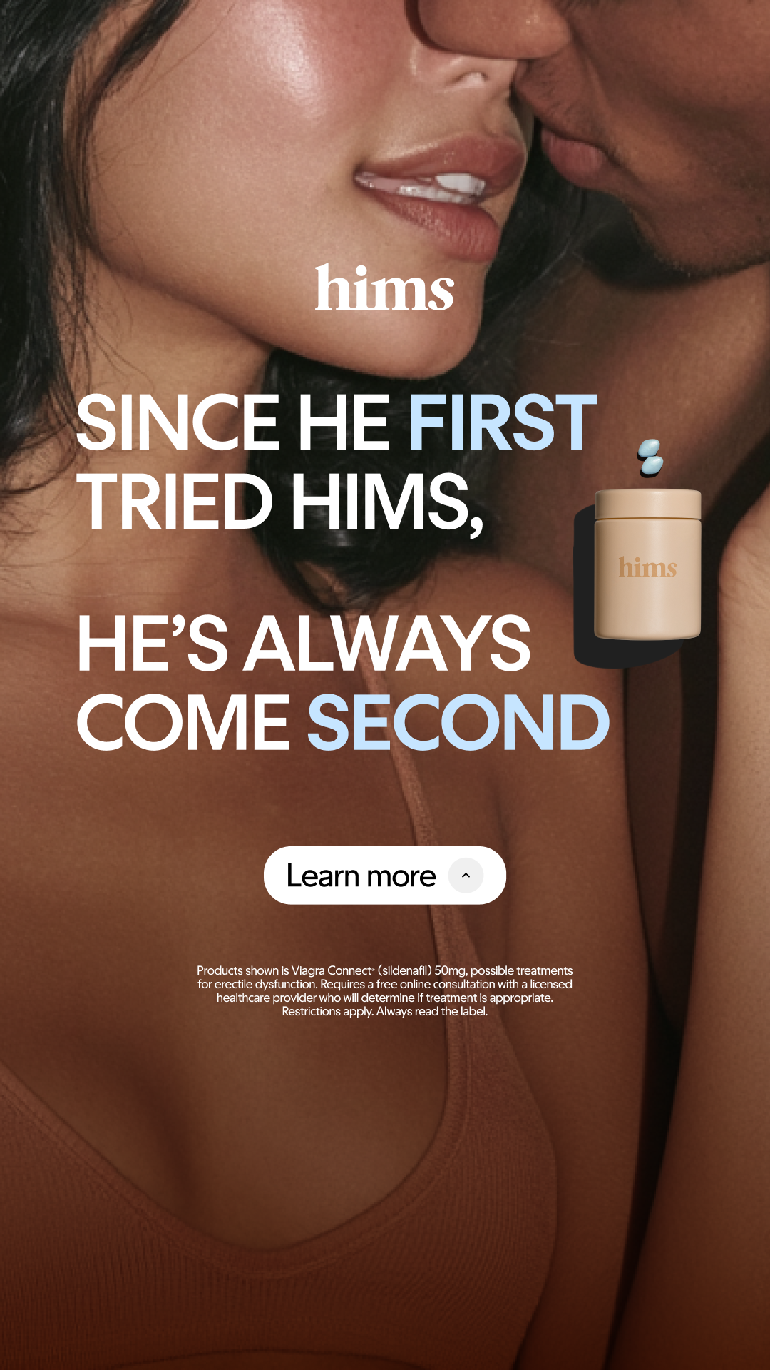 hims Facebook ad