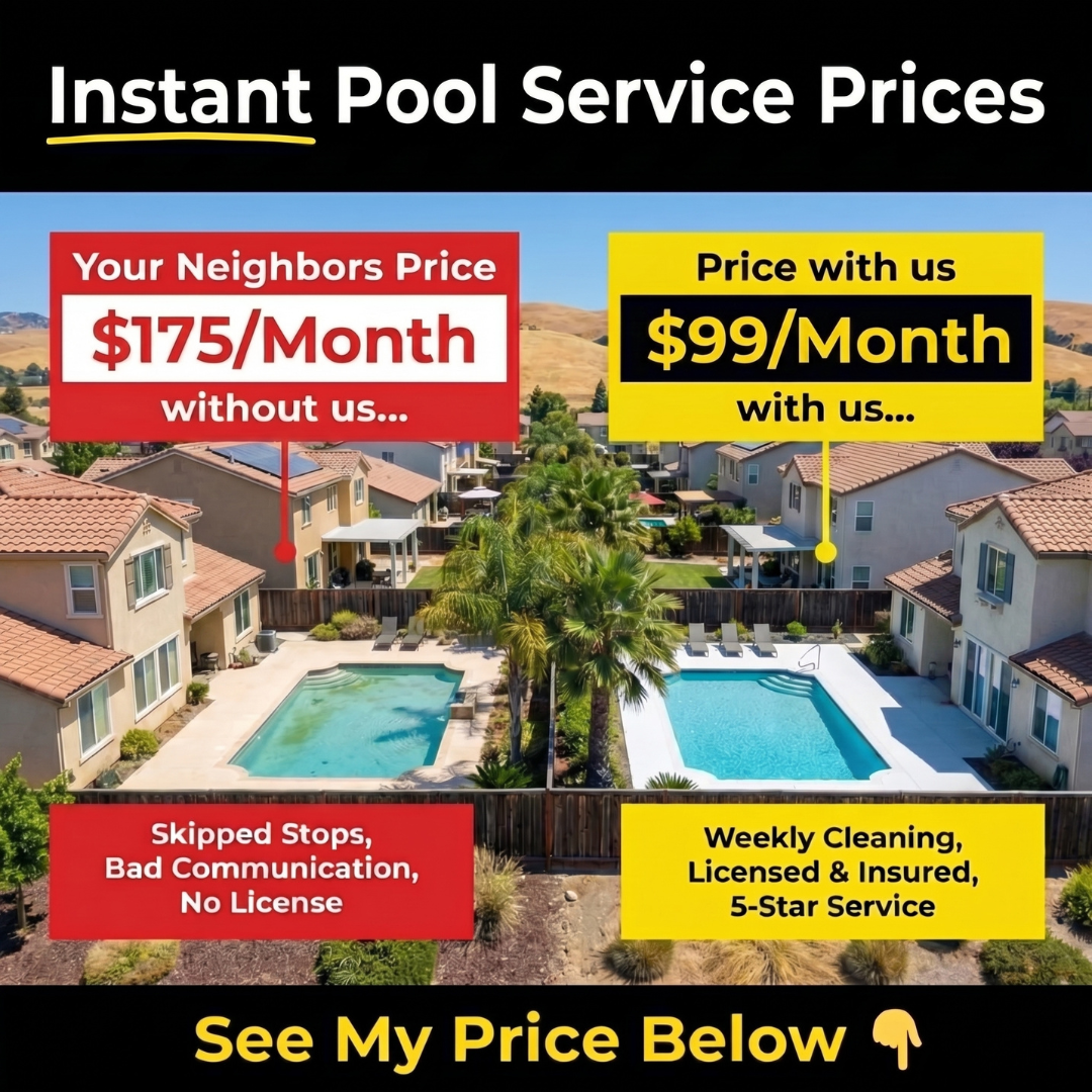 Blossom Valley Pools Facebook ad