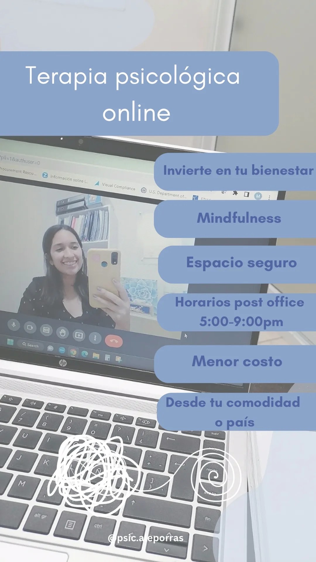 Psicóloga Alexandra Porras Facebook ad from May 15, 2025