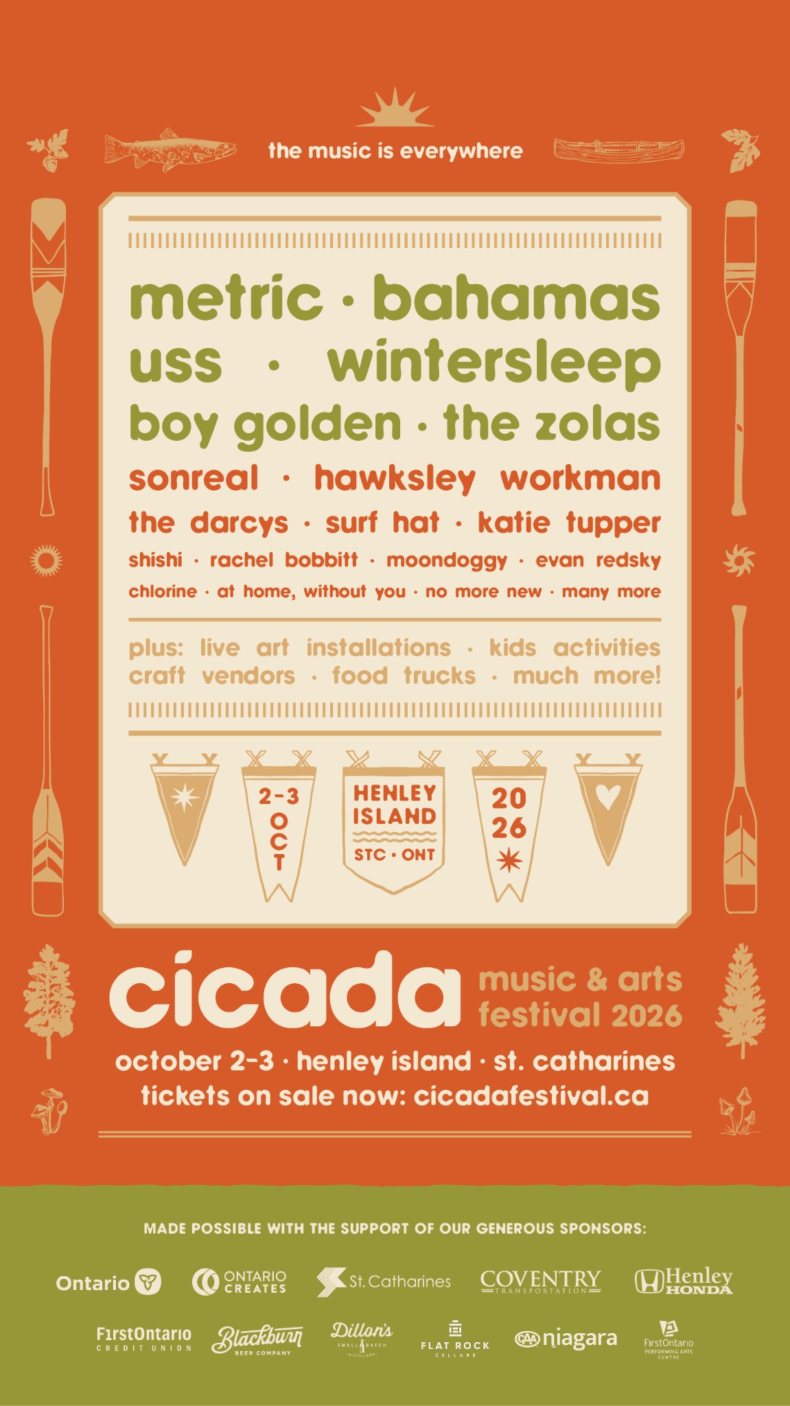 Cicada Music & Arts Facebook ad from Jun 4, 2026