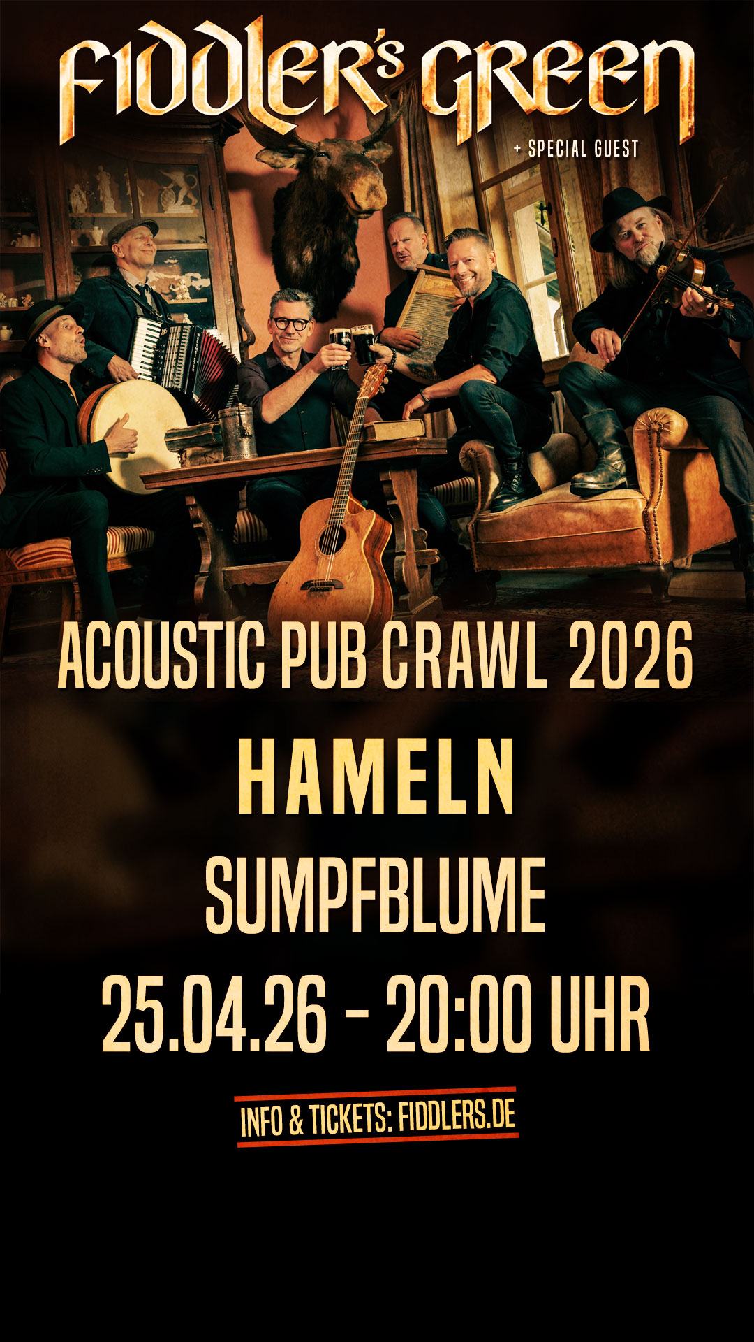 Fiddler's Green Facebook ad from Feb 17, 2026