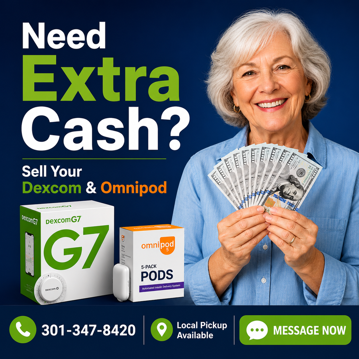 Zaks Diabetic Supply Buyback Facebook ad: Serving Silver Spring & Nearby Areas