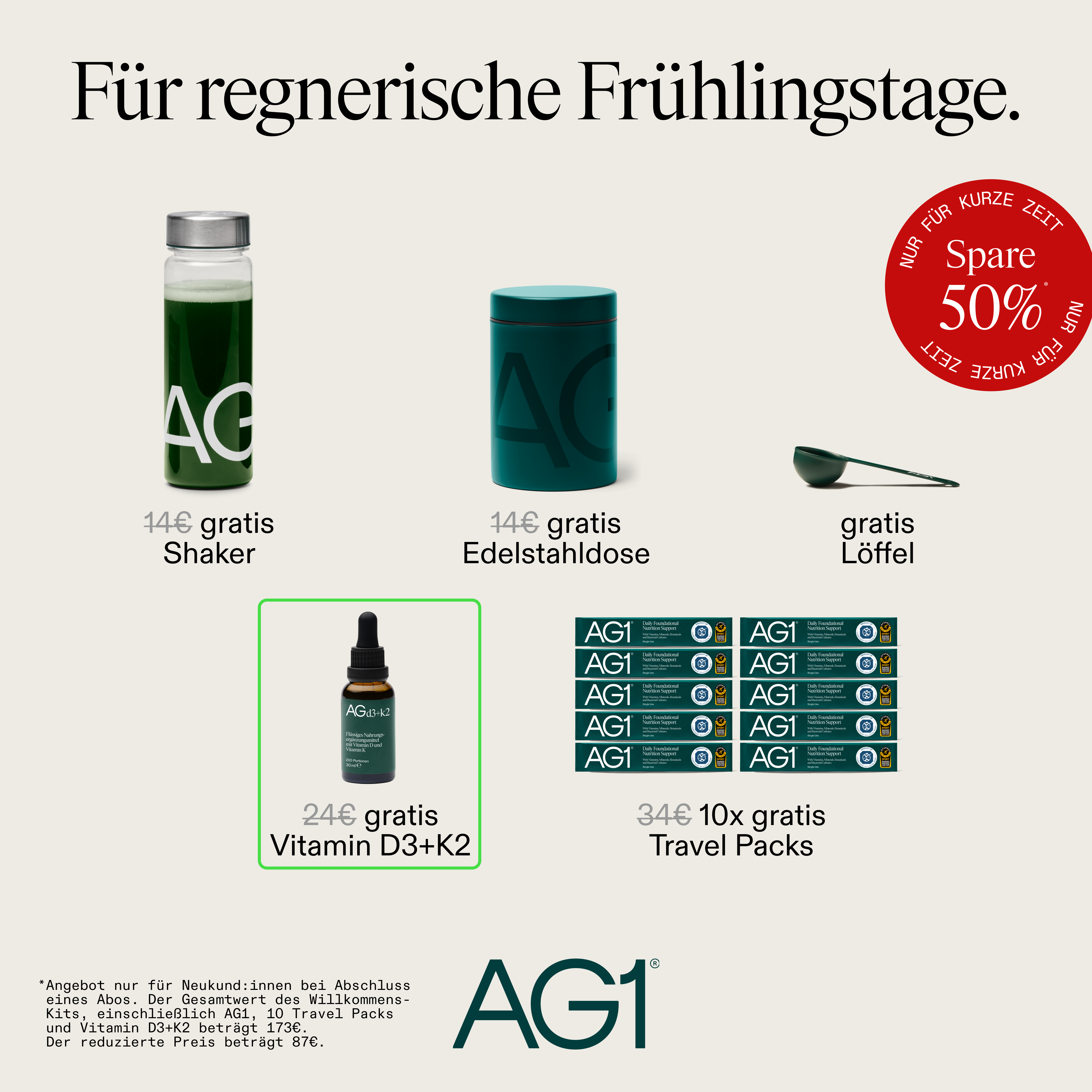 AG1 Deutschland Facebook ad