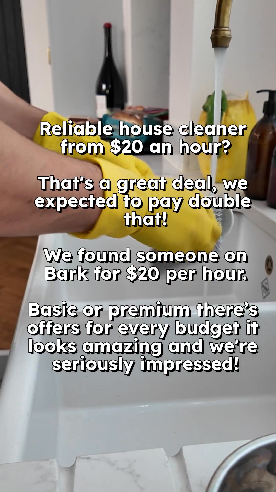 Bark.com Facebook ad: Affordable House Cleaning