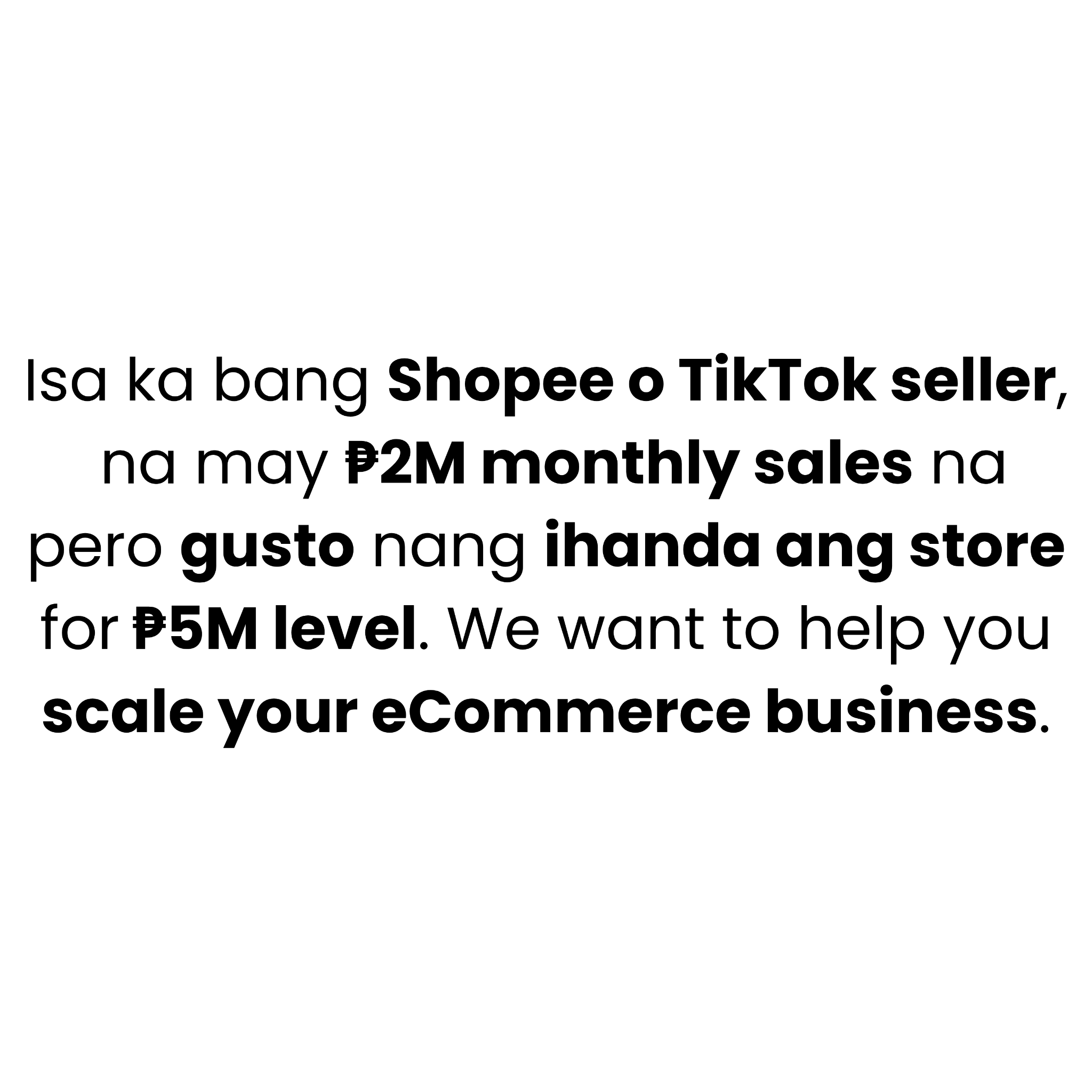 ECOM Accelerator Facebook ad
