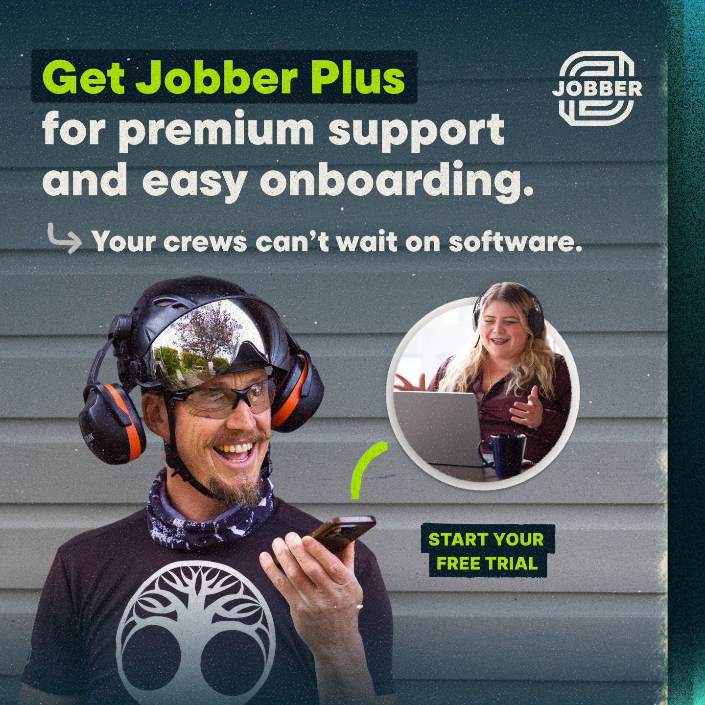 Jobber Facebook ad