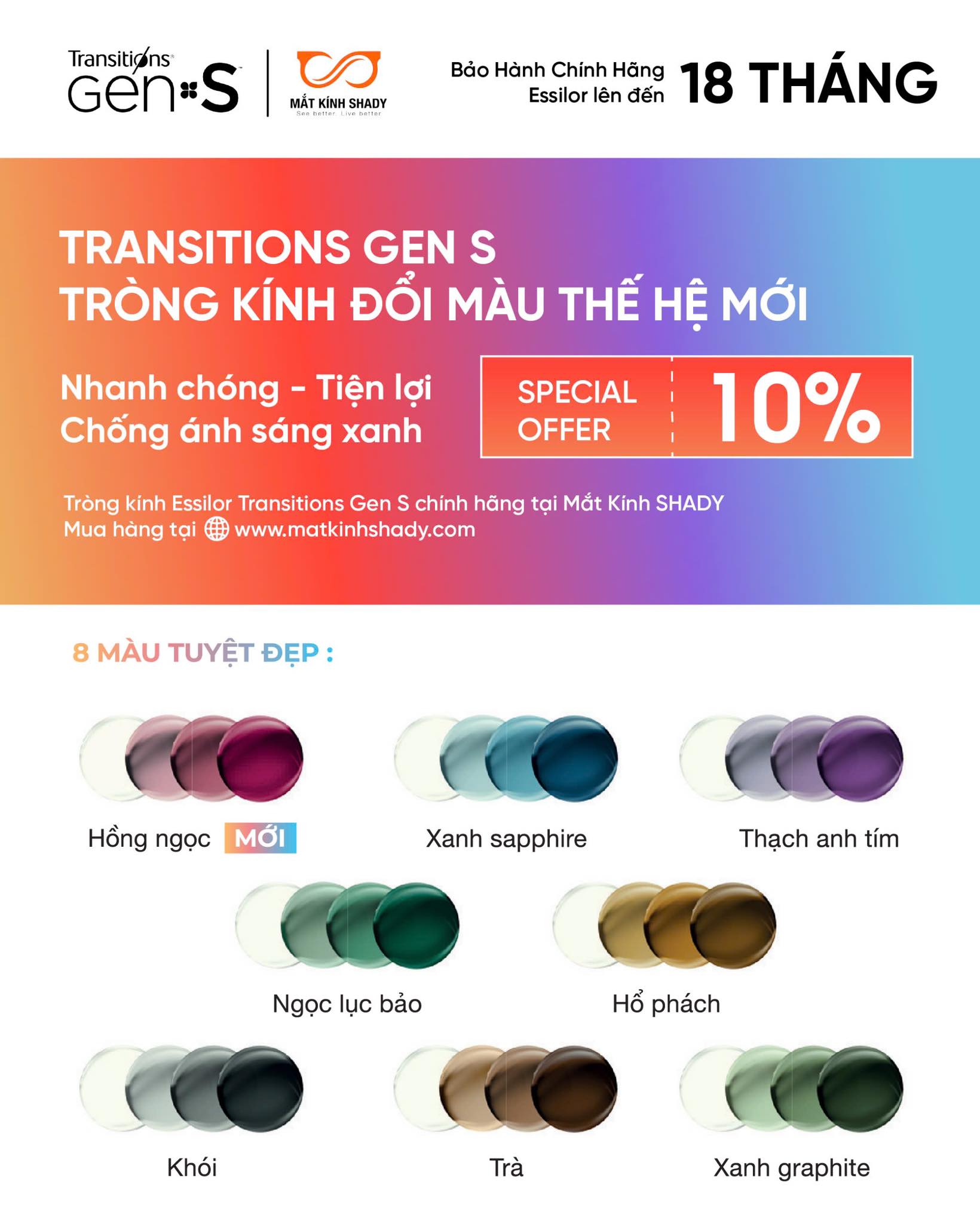Mắt Kính Shady Facebook ad