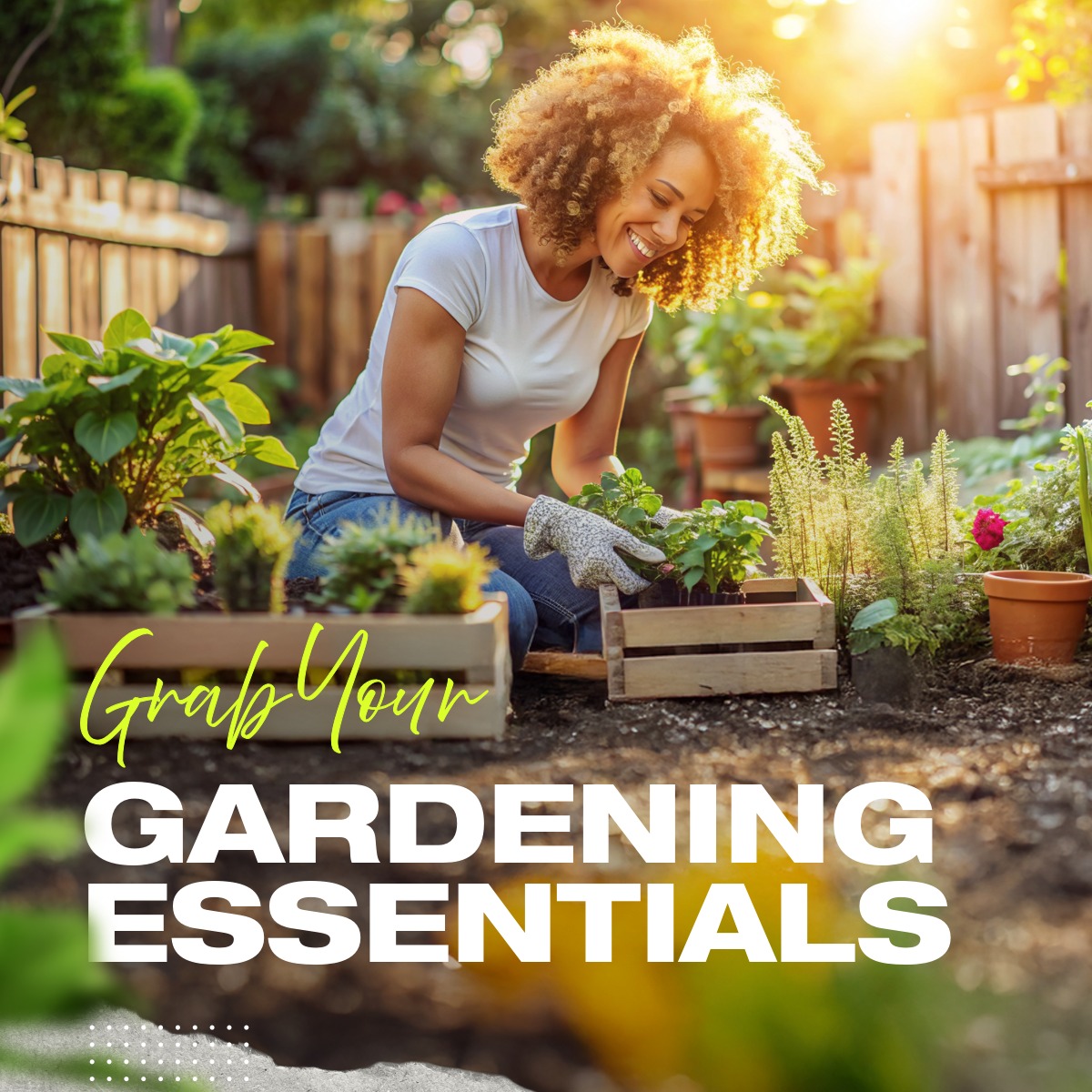 Blain's Farm & Fleet Facebook ad: Grow your best garden yet!