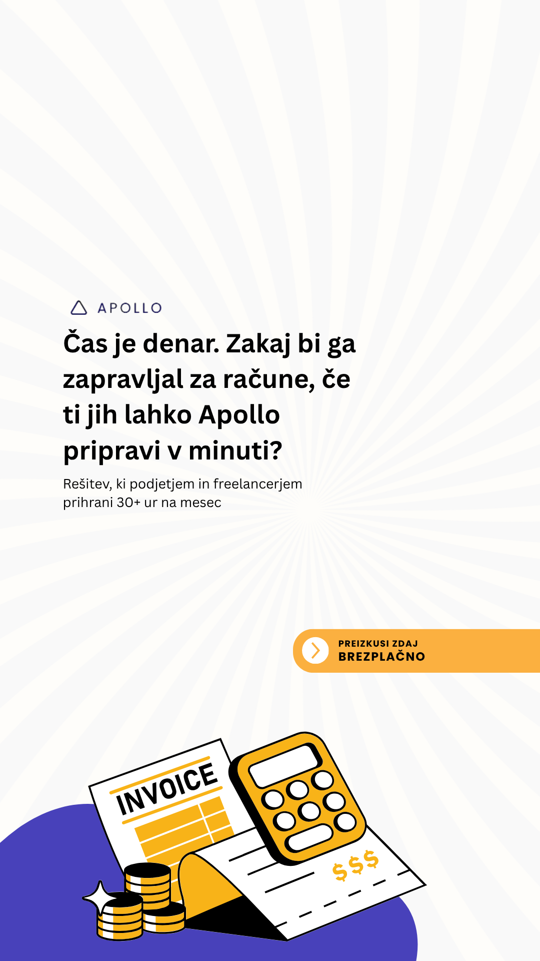 Apollo Facebook ad