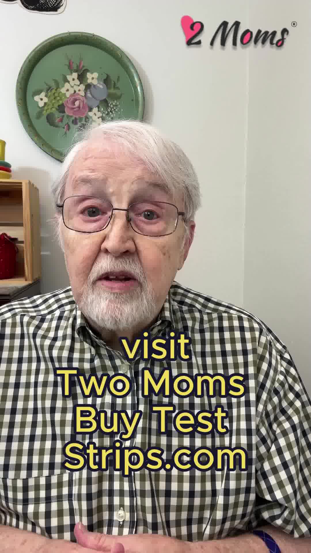 Two Moms Buy Test Strips Facebook ad: $15 New Customer Bonus