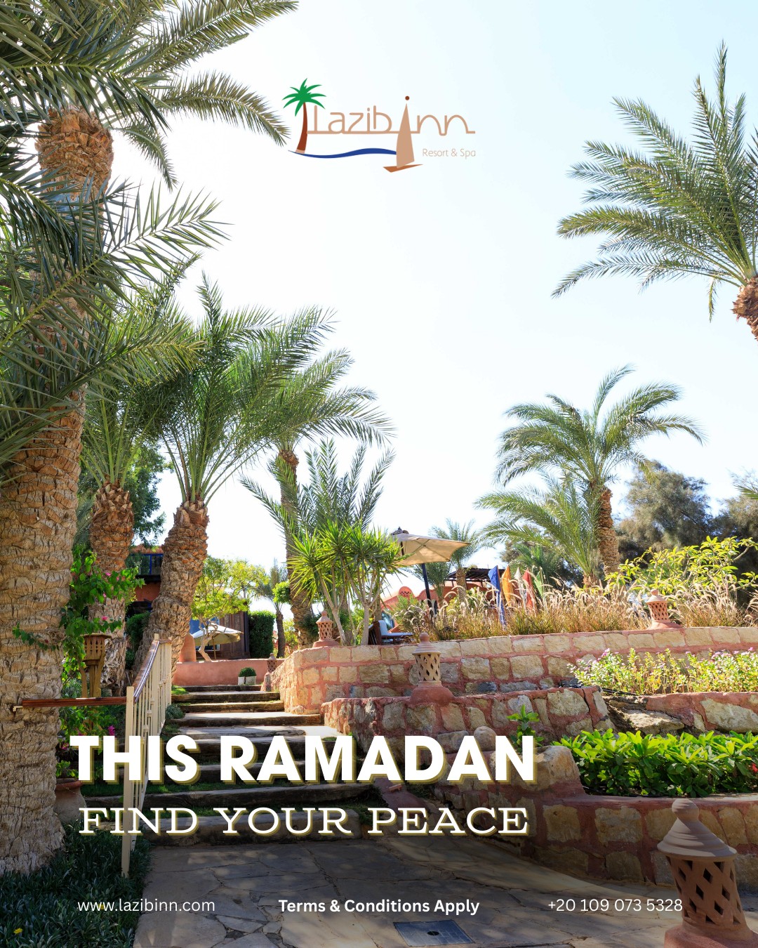 Lazib Inn Resort & Spa Facebook ad: Ramadan is not meant to be rushed.