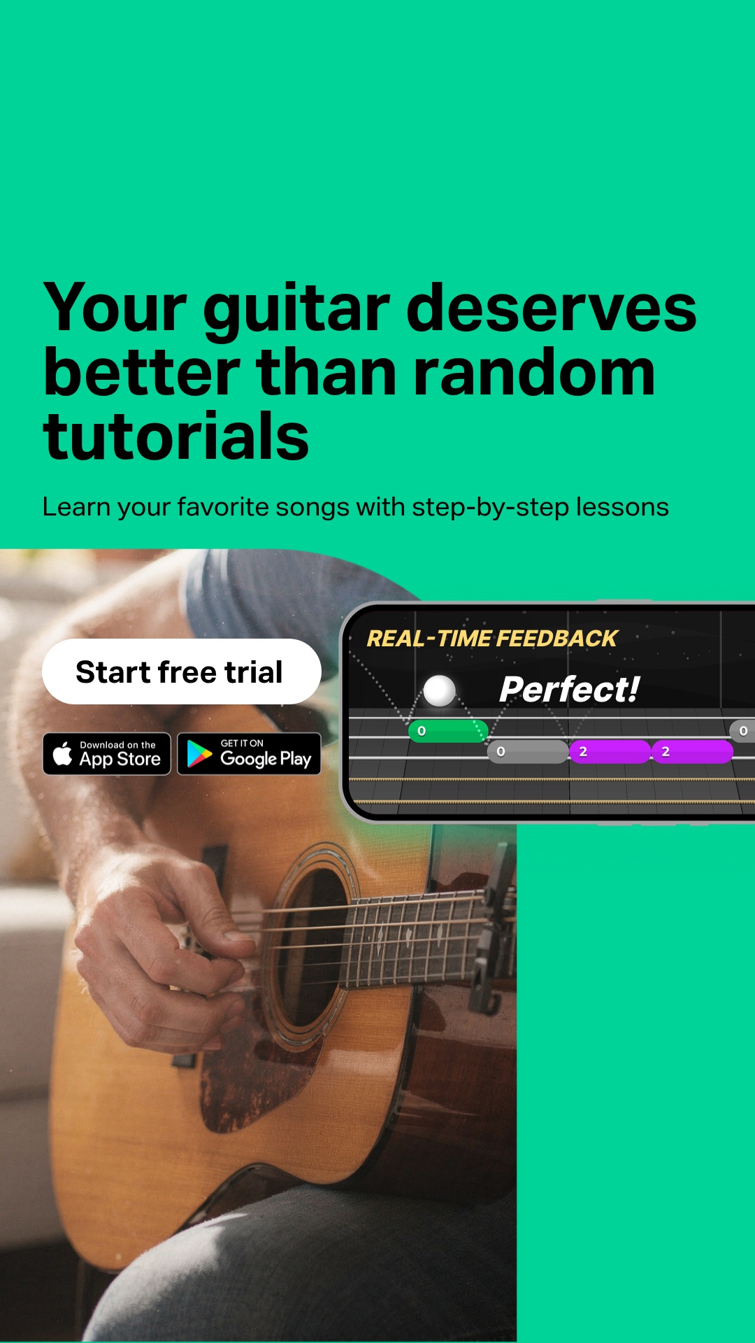 Yousician Facebook ad