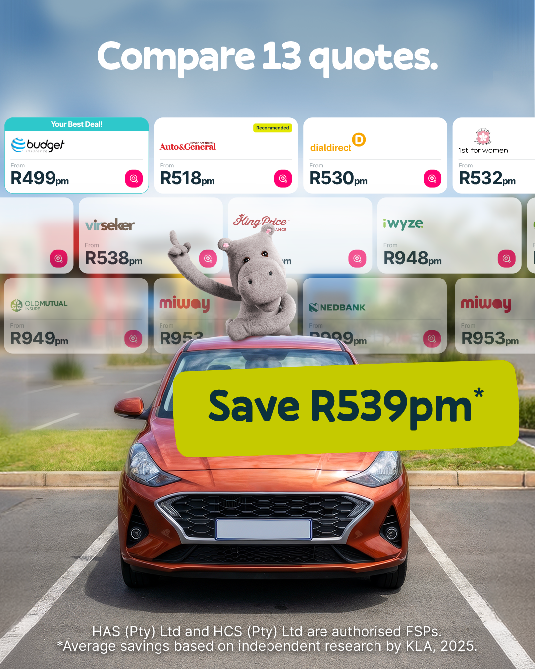 Hippo.co.za Facebook ad